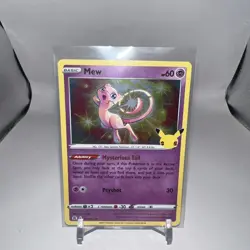 💥 Mew # 011/025 Holo Rare 2021 Pokemon Card Celebrations 25th Anniversary NM - Image 1