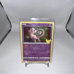 💥 Mew # 011/025 Holo Rare 2021 Pokemon Card Celebrations 25th Anniversary NM - Image 2