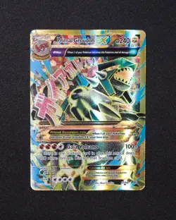 Pokemon XY Ancient Origins Primal Groudon EX Full Art Ultra Rare Card #97/98 LP - Image 1