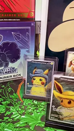Pikachu with Grey Felt Hat | Van Gogh Pokemon Cards | Eng. | #19 | Read Descrip. - Image 4