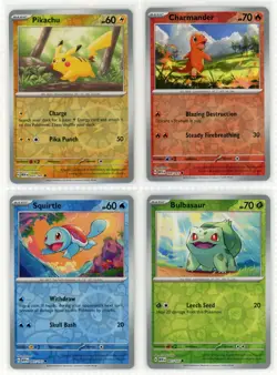 Costco 151 Mini Tin Promo Cards 4× Cosmo Reverse Holo Card Set Pokemon TCG NM - Image 1