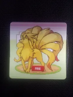 Pokemon Ninetails Shiny Gameboy Lenticular Card #038 Chinese Release US Seller - Image 2