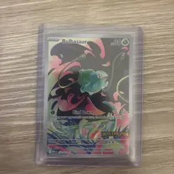 Pokemon TCG: SEALED Bulbasaur Foil Card #133/132 Mega Evolution Stamped Promo - Image 1