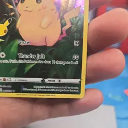 Pokemon TCG Celebrations Pikachu Card 5/25 Holographic, Near Mint Condition - Image 2