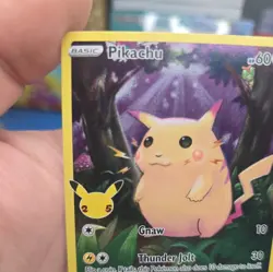 Pokemon TCG Celebrations Pikachu Card 5/25 Holographic, Near Mint Condition - Image 4