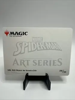Silk, Web Weaver Art Card, Art Series 39/54 MTG Marvel's Spider-Man SIGNED - Image 2