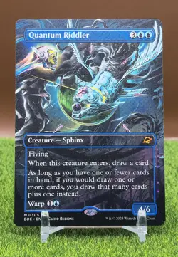 MTG: Edge Of Eternities - Quantum Riddler Borderless Regular NM - Image 1