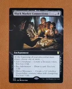 NM Extended Art Black Market Connections #620 CLB Baldur's Gate - Image 1
