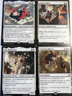 Spider-Man, Peter Parker + BONUS Marvel's Spider-Man: Eternal | Magic MTG White - Image 1