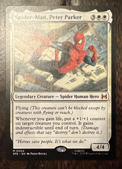 Spider-Man, Peter Parker + BONUS Marvel's Spider-Man: Eternal | Magic MTG White - Image 2