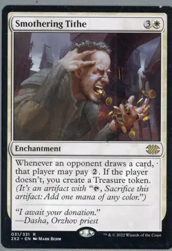 2022 Magic the Gathering Smothering Tribe Enchantment Near Mint - Image 1