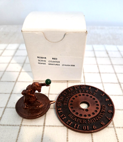 MTG SCRYE COUNTER REAPER Original 1994 Green ORB Magic The Gathering Miniatures - Image 1