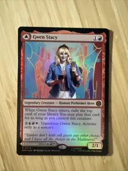MTG ~ Gwen Stacy/Ghost-Spider ~ Mythic FOIL #0078 - Marvel’s Spider-Man : NM - Image 1