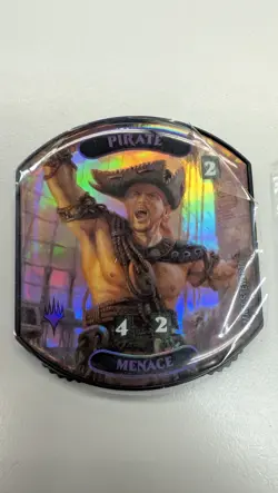 MTG Relic Token Counters X2, Foil Pirate And Foil Insect - Image 2
