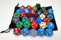 MTG Spindown Life Counter D20 Dice Lot Of 32 Different Various Sets and Colors - Image 1