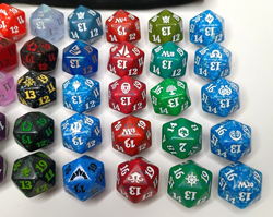 MTG Spindown Life Counter D20 Dice Lot Of 32 Different Various Sets and Colors - Image 4