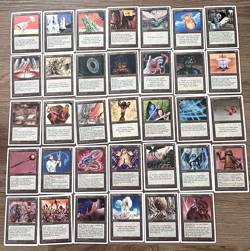 Magic The Gathering 4th Edition 97% Complete Set MTG 5/15 Basic Land No Land Tax - Image 5