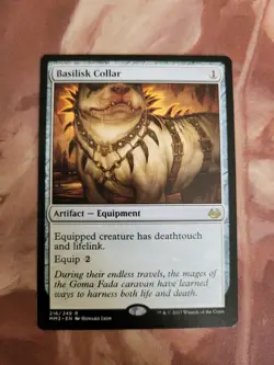 MTG - Basilisk Collar - Modern Masters - NM Artifact - Image 1