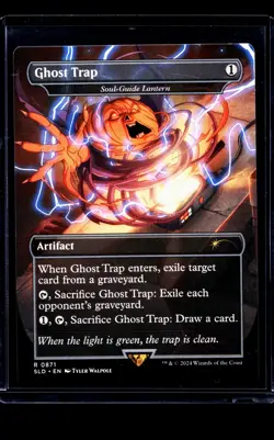 2024 MTG Magic The Gathering SLD Secret Lair Drop Borderless #871 Ghost Trap - Image 1