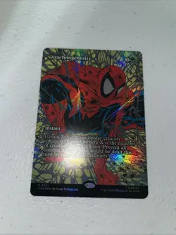 Arachnogenesis (Borderless) Marvel Universe Eternal-Legal Foil - Image 1