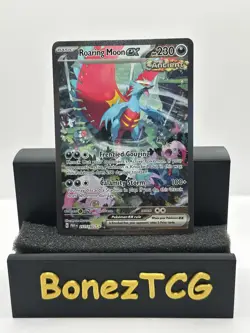 Roaring Moon EX # 251/182 SIR | Pokemon TCG - 2023 Paradox Rift | Pack Fresh - Image 1