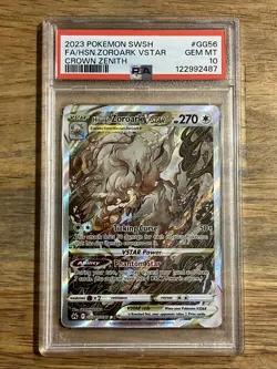 GRADED PSA 10 2023 Pokemon SWSH FA/HSH.Zoroark VStar Crown Zenith #GG56 - Image 1