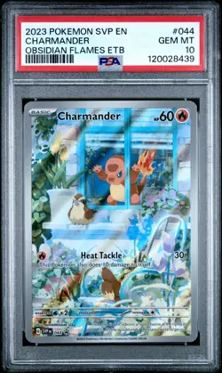2023 POKEMON SVP EN-SV BLACK STAR PROMO #044 CHARMANDER PSA 10 - Image 1