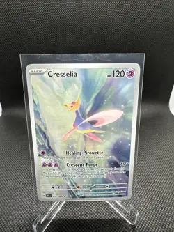 Cresselia Illustration Rare 071/064 SV: Shrouded Fable Pokemon NM - Image 1