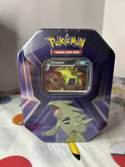 Pokemon TCG Triple Whammy Tyranitar Tin SEALED - Image 1
