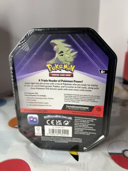 Pokemon TCG Triple Whammy Tyranitar Tin SEALED - Image 3