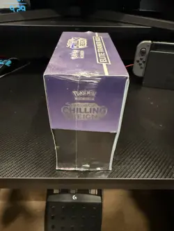 Pokemon Sword & Shield Chilling Reign [Ice Rider] ETB + Case tear in front ￼ - Image 2