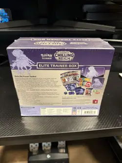 Pokemon Sword & Shield Chilling Reign [Ice Rider] ETB + Case tear in front ￼ - Image 3