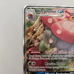 Vileplume GX Full Art 211/236 Pokemon Sm Cosmic Eclipse English NM Holo - Image 2