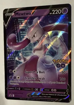 Pokemon Mewtwo V SWSH223 Sword & Shield BLACK STAR PROMO NM/MT - Image 3