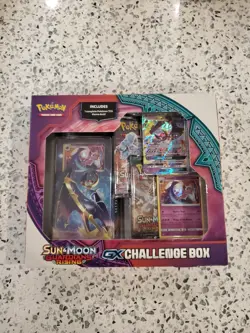 Pokemon Sun Moon Guardians Rising Lunala GX Challenge Box New Factory Sealed - Image 1