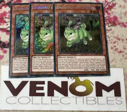 3x (M/NM) *EURO* Danger!U JackalopeU RA01-EN013 Secret Rare 1st Edition YuGiOh - Image 1
