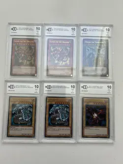Yu-Gi-Oh Legendary Collection Lot Of 6 BCCG 10 Mint Or Better - Image 1