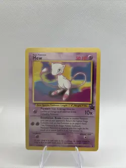 1 Vintage 1999 Pokemon Card Mew Black Star Promo 8 NM-Mint - Image 1