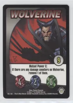 2000 The X-Men Movie Trading Card Game Wolverine #131 - Image 1
