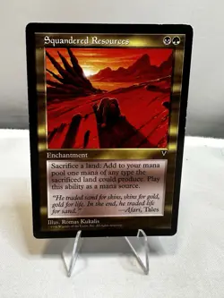 Squandered Resources *Visions* MTG Magic the Gathering other cards ship free - Image 1
