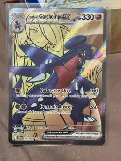 Cynthia's Garchomp ex 215/182 Sv10: Destined Rivals Holo Pokemon Card - Image 1