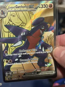 Cynthia's Garchomp ex 215/182 Sv10: Destined Rivals Holo Pokemon Card - Image 3