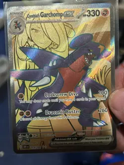 Cynthia's Garchomp ex 215/182 Sv10: Destined Rivals Holo Pokemon Card - Image 4