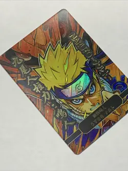 Naruto Uzumaki 9 Tails Manga Style ACG Goddess Story Waifu Card Girl Holo Anime - Image 4