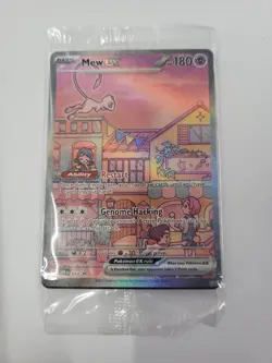 Pokemon Mew EX Scarlet & Violet Promo Card 053/151 Sealed 151 UPC - Image 1