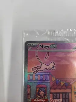 Pokemon Mew EX Scarlet & Violet Promo Card 053/151 Sealed 151 UPC - Image 2
