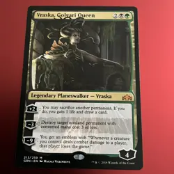 Magic: The Gathering Cards | Vraska, Golgari Queen #213 Guilds of Ravnica - NM - Image 1