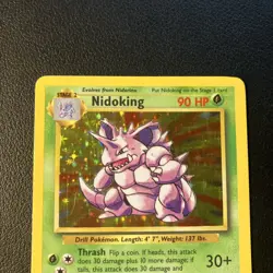 Nidoking - 11/102 - Pokemon Base Set Unlimited Holo Rare Card WOTC NM - Image 2
