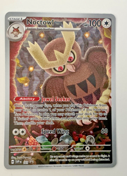 Pokemon Noctowl 141 Sv: Scarlet & Violet Promo Cards Holo - Image 1