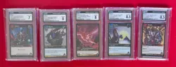 World of Warcraft TCG Lot of 5 CGC graded cards Sen'jin Sin'zul - Image 1